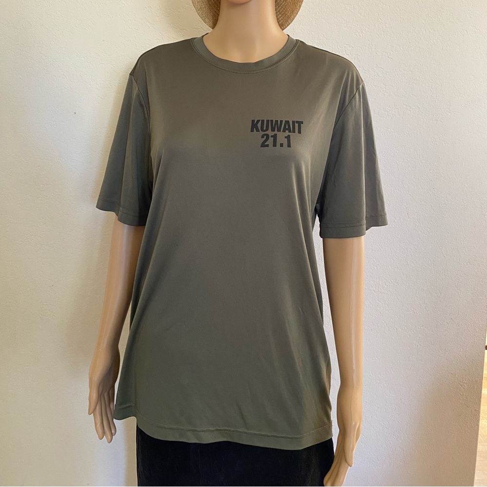SPORT-TEK Unisex Desert Storm “SPMAGTF 21.1” Al-Jaber Kuwait Army Tee Size M